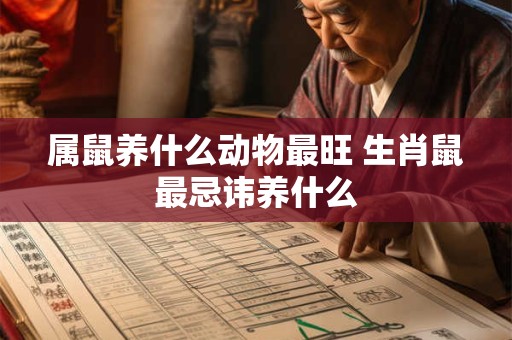 属鼠养什么动物最旺 生肖鼠最忌讳养什么