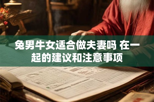 兔男牛女适合做夫妻吗 在一起的建议和注意事项