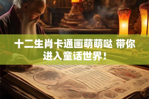 十二生肖卡通画萌萌哒 带你进入童话世界！