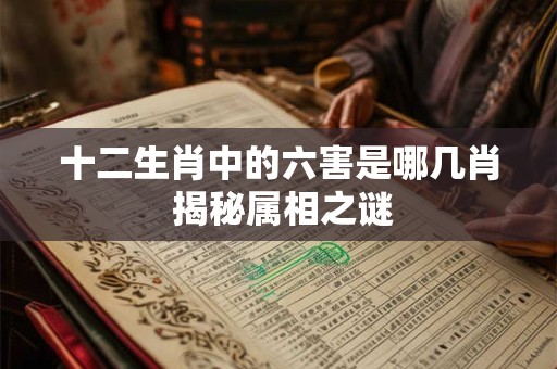 十二生肖中的六害是哪几肖 揭秘属相之谜
