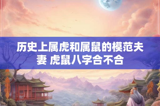 历史上属虎和属鼠的模范夫妻 虎鼠八字合不合