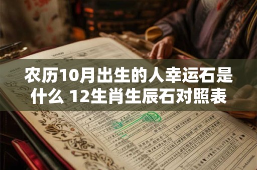 农历10月出生的人幸运石是什么 12生肖生辰石对照表