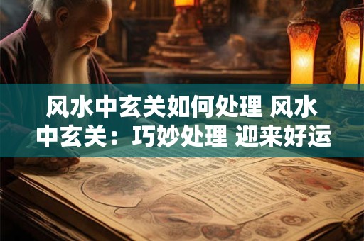 风水中玄关如何处理 风水中玄关：巧妙处理 迎来好运与和谐