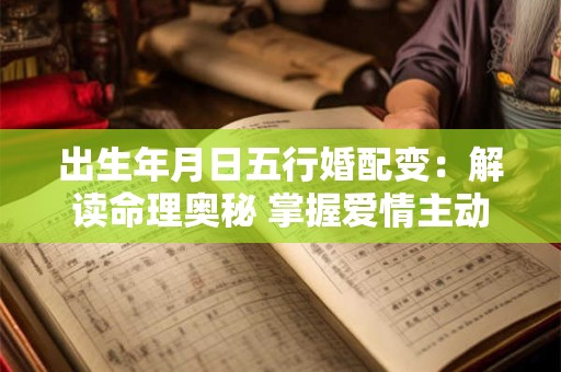 出生年月日五行婚配变：解读命理奥秘 掌握爱情主动
