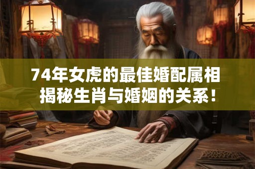 74年女虎的最佳婚配属相 揭秘生肖与婚姻的关系！