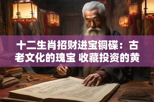 十二生肖招财进宝铜碟：古老文化的瑰宝 收藏投资的黄金
