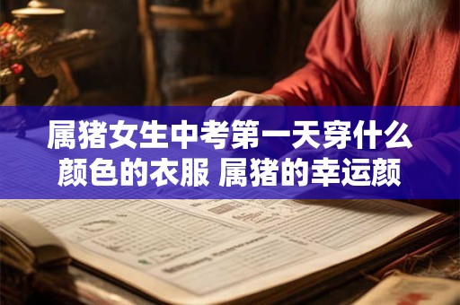 属猪女生中考第一天穿什么颜色的衣服 属猪的幸运颜色