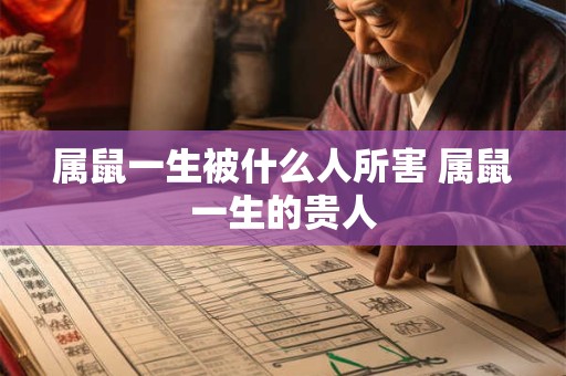 属鼠一生被什么人所害 属鼠一生的贵人