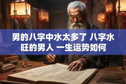 男的八字中水太多了 八字水旺的男人 一生运势如何