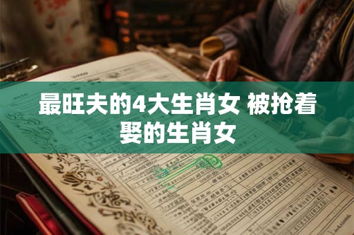 最旺夫的4大生肖女 被抢着娶的生肖女