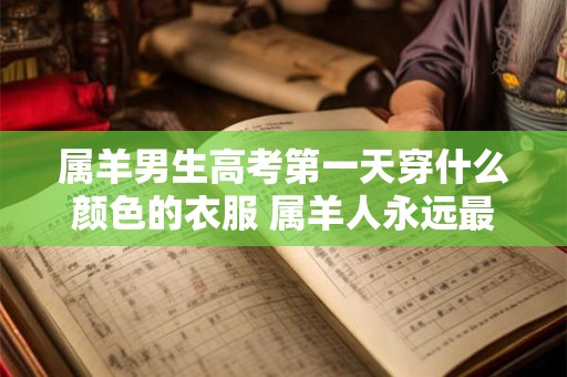 属羊男生高考第一天穿什么颜色的衣服 属羊人永远最旺的颜色