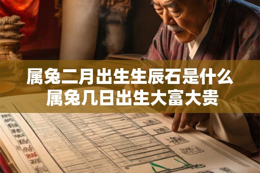 属兔二月出生生辰石是什么 属兔几日出生大富大贵