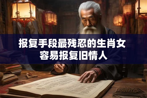 报复手段最残忍的生肖女 容易报复旧情人