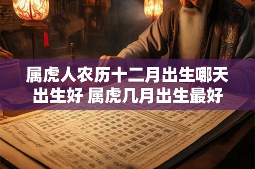 属虎人农历十二月出生哪天出生好 属虎几月出生最好