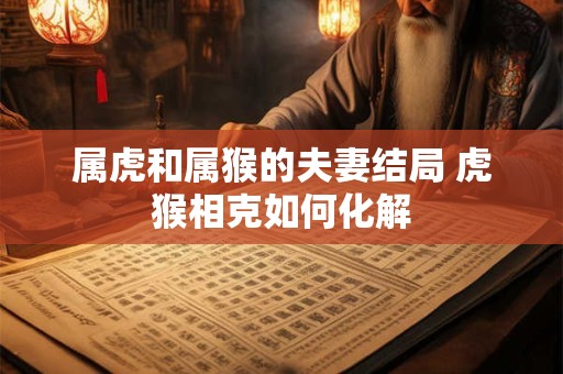 属虎和属猴的夫妻结局 虎猴相克如何化解
