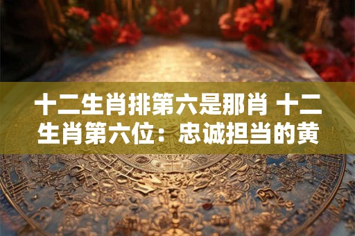 十二生肖排第六是那肖 十二生肖第六位：忠诚担当的黄牛