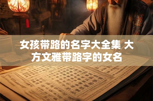女孩带路的名字大全集 大方文雅带路字的女名