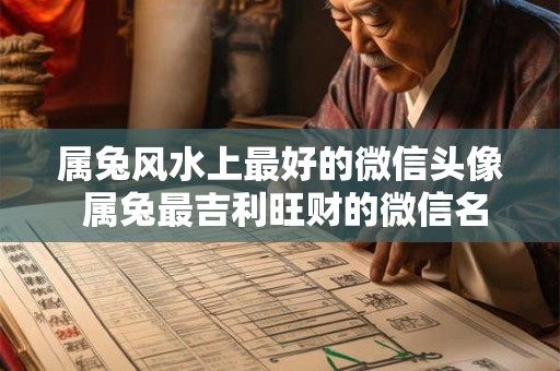 属兔风水上最好的微信头像 属兔最吉利旺财的微信名