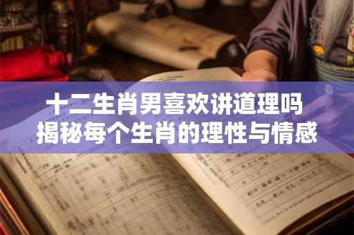 十二生肖男喜欢讲道理吗 揭秘每个生肖的理性与情感
