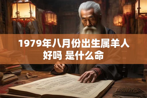 1979年八月份出生属羊人好吗 是什么命