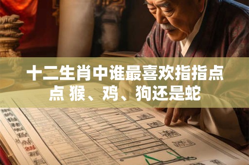 十二生肖中谁最喜欢指指点点 猴、鸡、狗还是蛇
