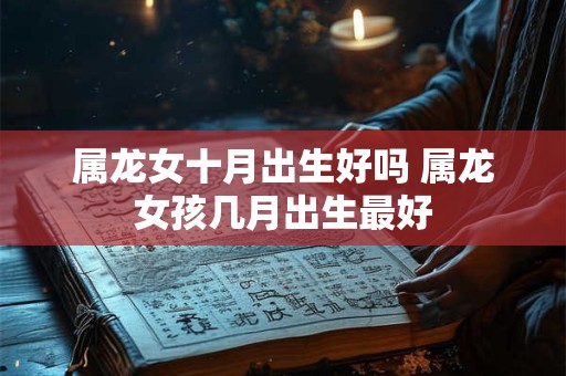 属龙女十月出生好吗 属龙女孩几月出生最好