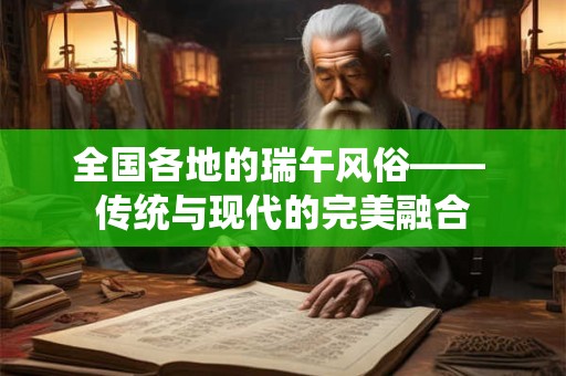 全国各地的瑞午风俗—— 传统与现代的完美融合