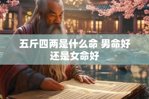 五斤四两是什么命 男命好还是女命好