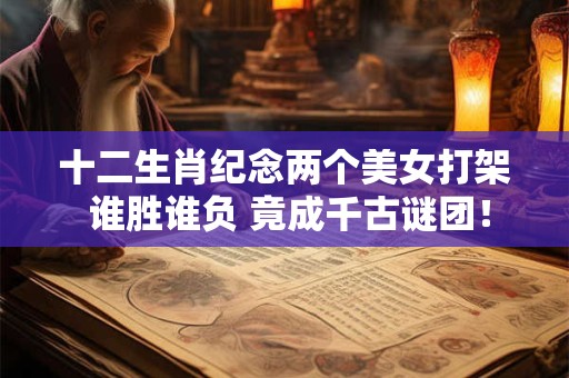 十二生肖纪念两个美女打架 谁胜谁负 竟成千古谜团！