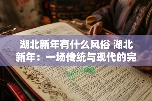 湖北新年有什么风俗 湖北新年：一场传统与现代的完美融合