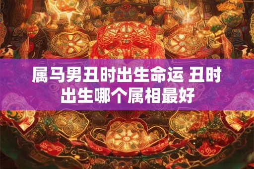 属马男丑时出生命运 丑时出生哪个属相最好