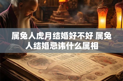 属兔人虎月结婚好不好 属兔人结婚忌讳什么属相