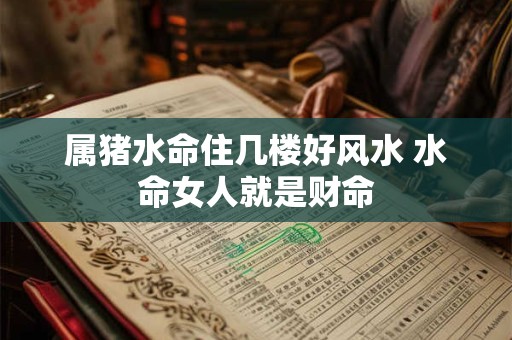 属猪水命住几楼好风水 水命女人就是财命