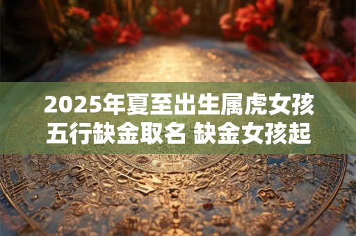 2025年夏至出生属虎女孩五行缺金取名 缺金女孩起名宜用字