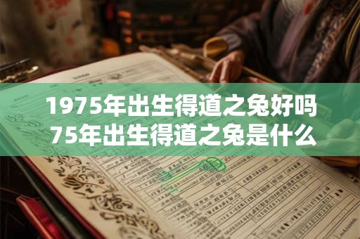 1975年出生得道之兔好吗 75年出生得道之兔是什么命