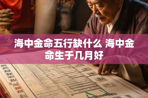 海中金命五行缺什么 海中金命生于几月好
