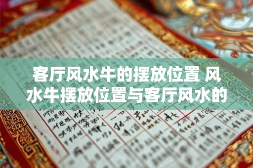 客厅风水牛的摆放位置 风水牛摆放位置与客厅风水的联系