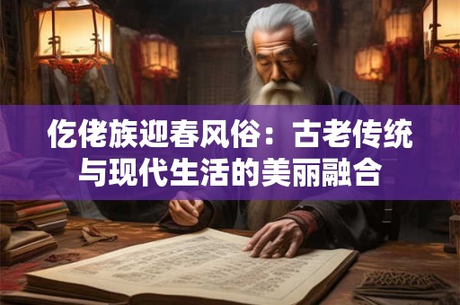 仡佬族迎春风俗：古老传统与现代生活的美丽融合