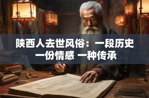 陕西人去世风俗：一段历史 一份情感 一种传承
