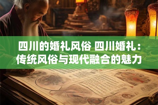 四川的婚礼风俗 四川婚礼：传统风俗与现代融合的魅力展现