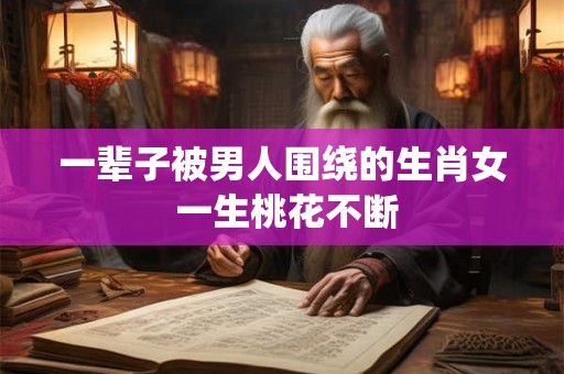 一辈子被男人围绕的生肖女 一生桃花不断