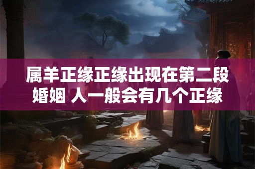 属羊正缘正缘出现在第二段婚姻 人一般会有几个正缘