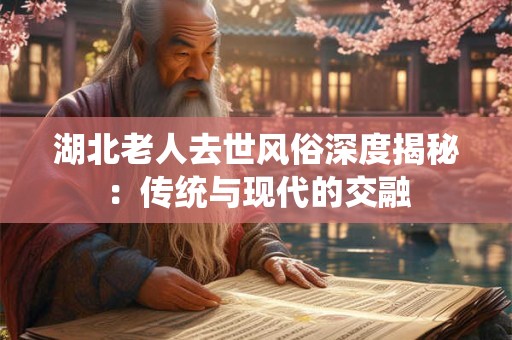 湖北老人去世风俗深度揭秘：传统与现代的交融