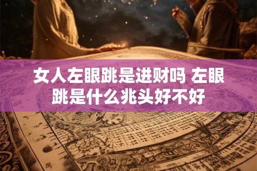 女人左眼跳是进财吗 左眼跳是什么兆头好不好