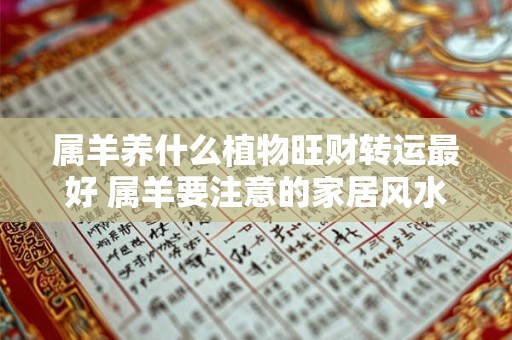 属羊养什么植物旺财转运最好 属羊要注意的家居风水
