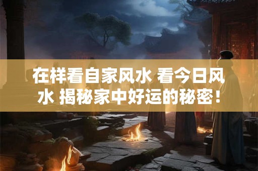 在样看自家风水 看今日风水 揭秘家中好运的秘密！