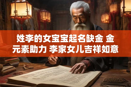 姓李的女宝宝起名缺金 金元素助力 李家女儿吉祥如意