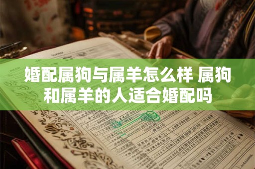 婚配属狗与属羊怎么样 属狗和属羊的人适合婚配吗