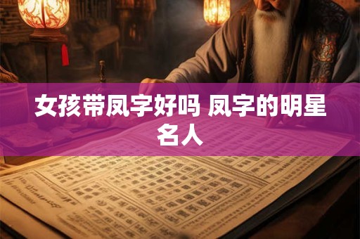 女孩带凤字好吗 凤字的明星名人