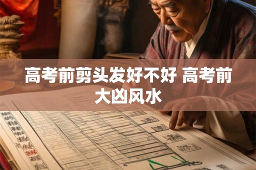 高考前剪头发好不好 高考前大凶风水